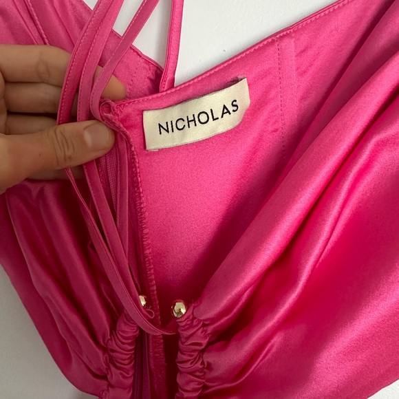 NICHOLAS Mieta Gown in Paris Pink - Picture 4 of 6